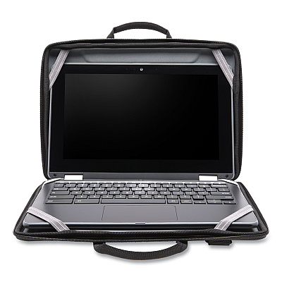 Kensington LS520 Stay-On Case for Chromebooks and Laptops, Fits Devices Up to 11.6", EVA/Water-Resistant, 13.2 x 1.6 x 9.3, Black (KMW60854)