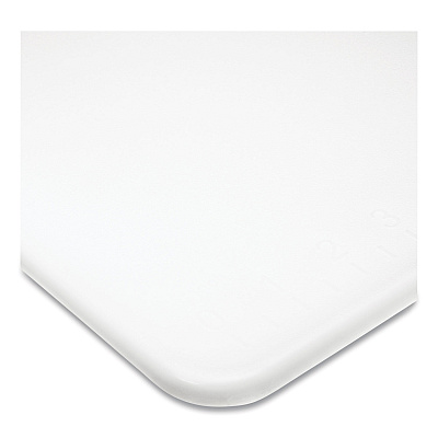 San Jamar Cut-N-Carry Color Cutting Boards, Plastic, 20 x 15 x 0.5, White (SJMCB152012WH)