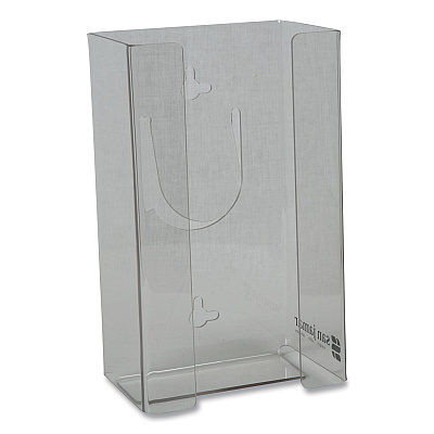 San Jamar Clear Plexiglas Disposable Glove Dispenser, 1-Box, Plexiglas, Clear, 5.5 x 3.75 x 10 (SJMG0803)