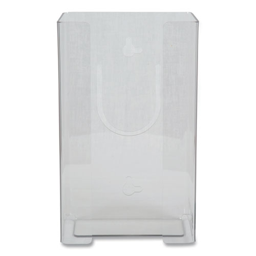 San Jamar Clear Plexiglas Disposable Glove Dispenser, 1-Box, Plexiglas, Clear, 5.5 x 3.75 x 10 (G0803)