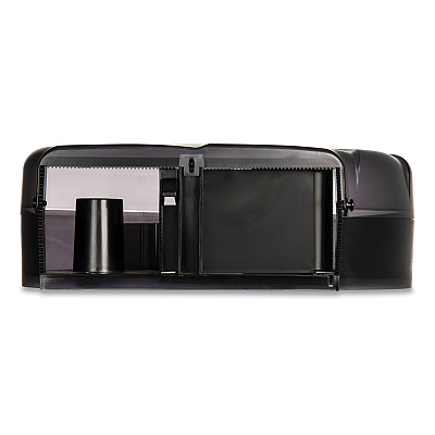San Jamar Oceans Reserva Jumbo Tissue Dispenser with Stub, 16.75 x 5.5 x 12.25, Black Pearl (SJMR3090TBK)