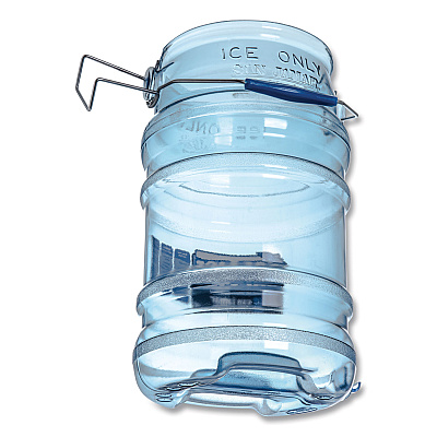 San Jamar Saf-T-Ice Tote, 6 gal, Transparent Blue (SJMSI6000)