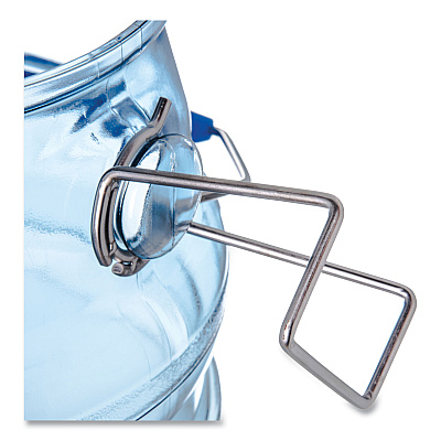 San Jamar Saf-T-Ice Tote, 6 gal, Transparent Blue (SJMSI6000)
