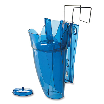 San Jamar Saf-T-Scoop and Guardian System for Ice Machines, 64-86 oz, Transparent Blue (SJMSI9000)