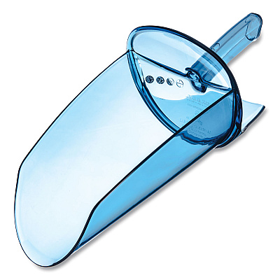San Jamar Saf-T-Scoop and Guardian System for Ice Machines, 64-86 oz, Transparent Blue (SJMSI9000)
