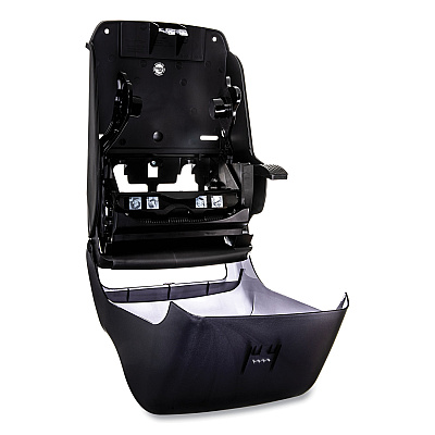 San Jamar Lever Roll Towel Dispenser, Oceans, 12.94 x 9.25 x 16.5, Black Pearl (SJMT1190TBK)