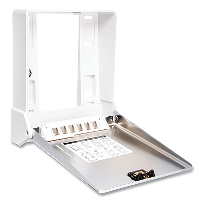 San Jamar True Fold C-Fold/Multifold Paper Towel Dispenser, 11.63 x 5 x 14.5, Chrome (SJMT1905XC)