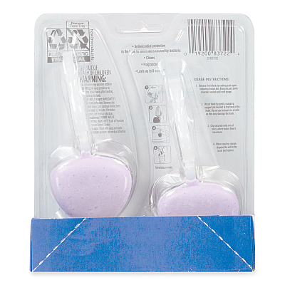 LYSOL Hygienic Automatic Toilet Bowl Cleaner, Cotton Lilac, 2/Pack (RAC83722)