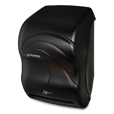 San Jamar Smart System with iQ Sensor Towel Dispenser, 11.75 x 9.25 x 16.5, Black Pearl (SJMT1490TBK)