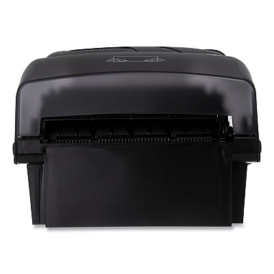 San Jamar Simplicity Mechanical Roll Dispenser, 12.38 x 9.5 x 14.63, Black Pearl (SJMT7490TBK)