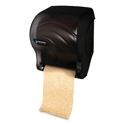 San Jamar Tear-N-Dry Essence Touchless Towel Dispenser, 11.75 x 9.13 x 14.44, Black Pearl (SJMT8090TBK)
