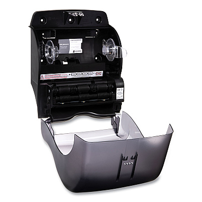 San Jamar Tear-N-Dry Essence Touchless Towel Dispenser, 11.75 x 9.13 x 14.44, Black Pearl (SJMT8090TBK)