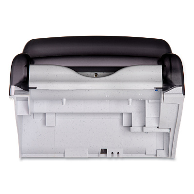 San Jamar Smart Essence Electronic Roll Towel Dispenser, 11.88 x 9.1 x 14.4, Black (SJMT8400TBK)