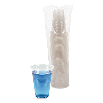 Boardwalk Translucent Plastic Cold Cups, 16 oz, Polypropylene, 50 Cups/Sleeve, 20 Sleeves/Carton (BWKTRANSCUP16CT)