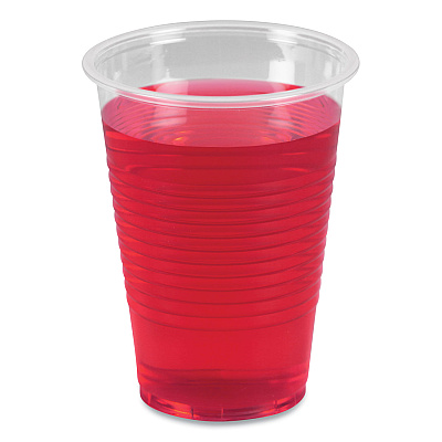 Boardwalk Translucent Plastic Cold Cups, 9 oz, Polypropylene, 100 Cups/Sleeve, 25 Sleeves/Carton (BWKTRANSCUP9CT)