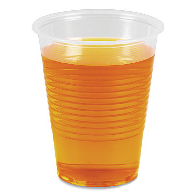 Boardwalk Translucent Plastic Cold Cups, 10 oz, Polypropylene, 100 Cups/Sleeve, 10 Sleeves/Carton (BWKTRANSCUP10CT)