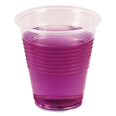 Boardwalk Translucent Plastic Cold Cups, 3 oz, Polypropylene, 125/Pack (BWKTRANSCUP3PK)