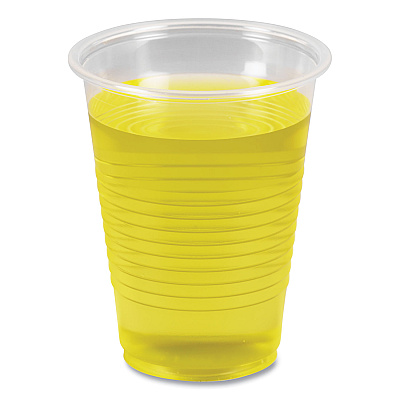 Boardwalk Translucent Plastic Cold Cups, 7 oz, Polypropylene, 100/Pack (BWKTRANSCUP7PK)