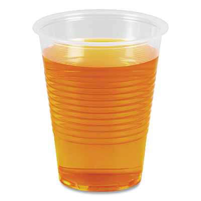 Boardwalk Translucent Plastic Cold Cups, 10 oz, Polypropylene, 100/Pack (BWKTRANSCUP10PK)
