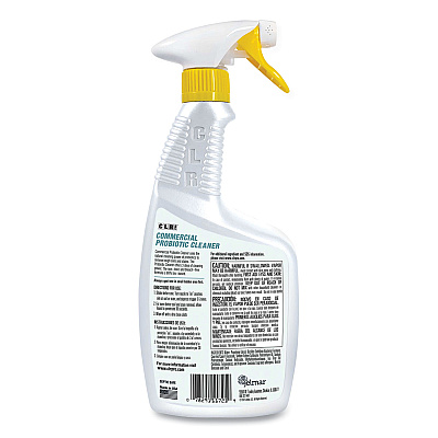 CLR PRO Commercial Probiotic Cleaner, Lemon Scent, 32 oz Spray Bottle, 6/Carton (JELFMCPC326PRO)