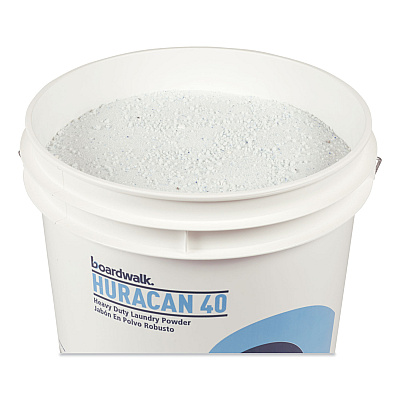 Boardwalk Low Suds Industrial Powder Laundry Detergent, Fresh Lemon Scent, 40 lb Pail (BWKHURACAN40)