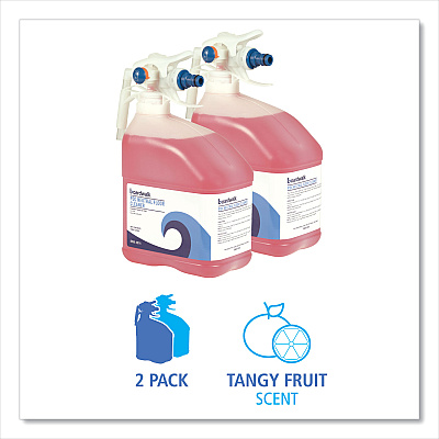 Boardwalk PDC Neutral Floor Cleaner, Tangy Fruit Scent, 3 Liter Bottle, 2/Carton (BWK4814)