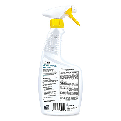 CLR PRO Multi-Purpose Cleaner, Lemon Scent, 32 oz Bottle, 6/Carton (JELFMMPC326PRO)