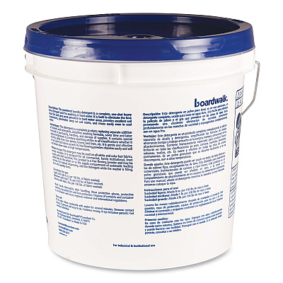 Boardwalk Low Suds Industrial Powder Laundry Detergent, Fresh Lemon Scent, 40 lb Pail (BWKHURACAN40)
