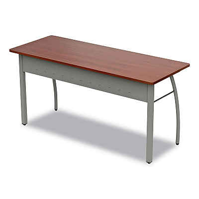 Linea Italia Trento Line Rectangular Desk, 59.13" x 23.63" x 29.5", Cherry (LITTR742CH)