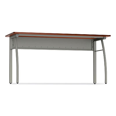 Linea Italia Trento Line Rectangular Desk, 59.13" x 23.63" x 29.5", Cherry (LITTR742CH)