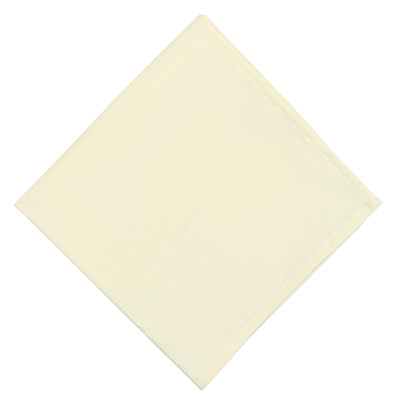 Mariposa Poly Spun Napkin 20x20 Ivory, Case Of 300 (NAP-IVORY-SPUN-CS)