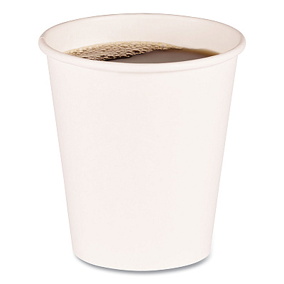Boardwalk Paper Hot Cups, 10 oz, White, 50 Cups/Sleeve, 20 Sleeves/Carton (BWKWHT10HCUP)