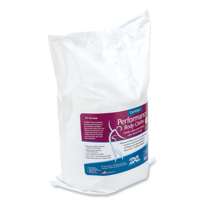2XL Performance Body Cloths, 6 x 8, Fresh Scent, White, 700/Pack, 4 Packs/Carton (TXLL436)