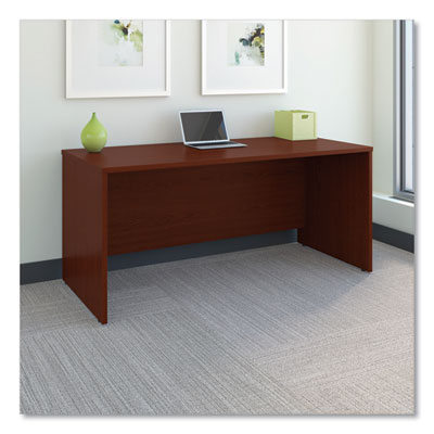 Bush Enterprise Collection Double Pedestal Desk, 60" X 28.63" X 29.75", Harvest Cherry, (box 1 Of 2) (BSH2960CSA103)