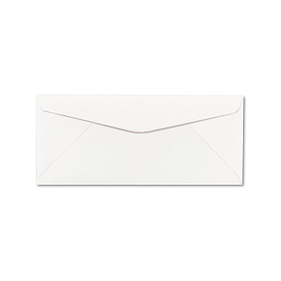 Neenah CLASSIC CREST #10 Envelope, Commercial Flap, Gummed Closure, 4.13 x 9.5, Avon Brilliant White, 500/Box (NEE6553000)