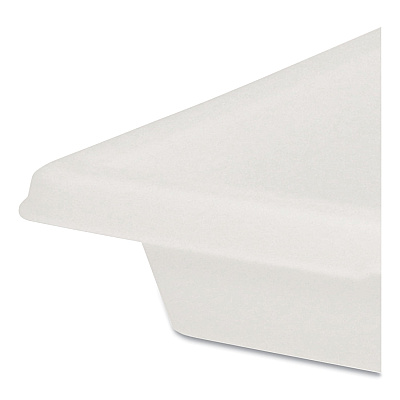 Rubbermaid Commercial Food/Tote Boxes, 2 gal, 18 x 12 x 3.5, White, Plastic (RCP3507WHI)