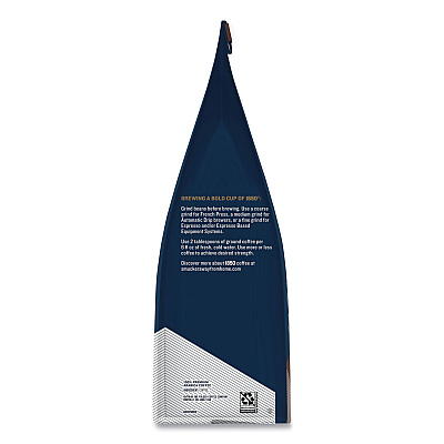 1850 Coffee, Black Gold, Dark Roast, Whole Bean, 2 lb Bag (FOLSMU21522)