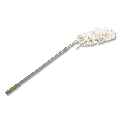 Rubbermaid Commercial HiDuster Dusting Tool with Angled Launderable Head, 51" Extension Handle (RCPT120)