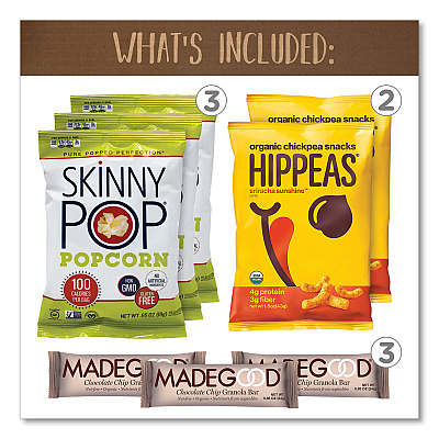 Snack Box Pros Vegan Snack Box, 15 Assorted Snacks/Box (GRR70000126)