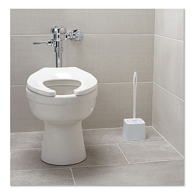 Rubbermaid Commercial Commercial-Grade Toilet Bowl Brush Holder, White (RCP631100WE)