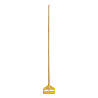 Rubbermaid Commercial Invader Side-Gate Wood Wet-Mop Handle, 1" dia x 60", Natural, 12/Carton (RCPH116)