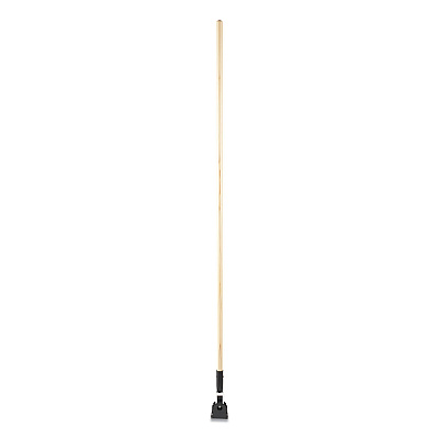 Rubbermaid Commercial Snap-On Hardwood Dust Mop Handle, 1.5" dia x 60", Natural (RCPM116)