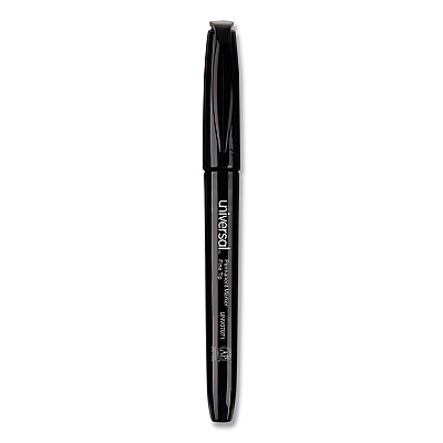 Universal Pen-Style Permanent Marker, Fine Bullet Tip, Black, Dozen (UNV07071)