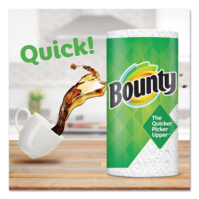 Bounty Kitchen Roll Paper Towels, 2-Ply, White, 45 Sheets/roll, 12 Rolls/carton (PGC74697)