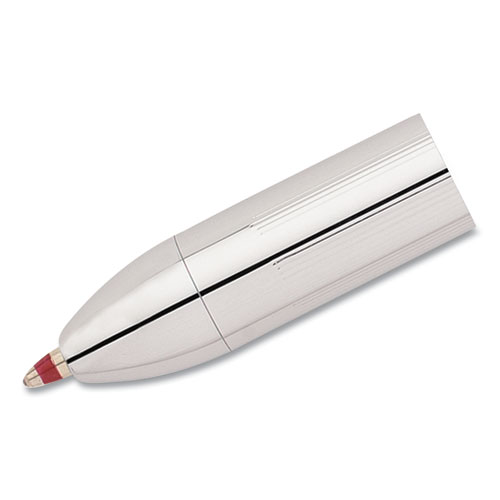 Cross Tech3+ Multi-Color Ballpoint Pen/Stylus, Retractable, Medium 1 mm, Black/Red Ink, Lustrous Chrome Barrel (AT00901)