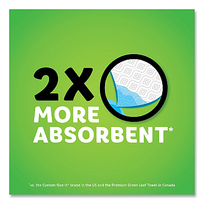 Bounty Select-a-Size Kitchen Roll Paper Towels, 2-Ply, White, 5.9 x 11, 110 Sheets/Roll, 6 Rolls/Carton (PGC74801)