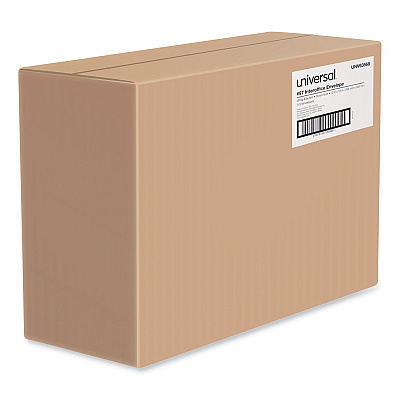 Universal Light Brown Kraft String/Button Interoffice Envelope, #97, Two-Sided Five-Column Format, 10 x 13, Light Brown Kraft, 100/Box (UNV63568)