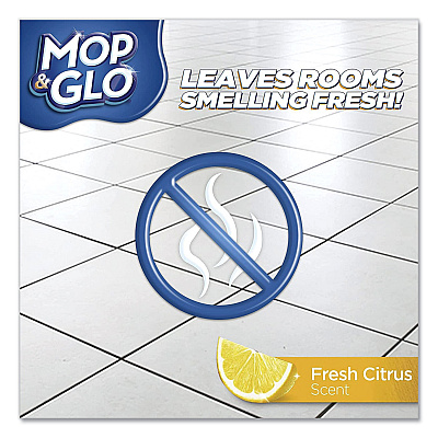 MOP & GLO Ready to Use Multi-Surface Floor Cleaner, Fresh Citrus Scent, 32 oz Bottle, 6/Carton (RAC89333CT)