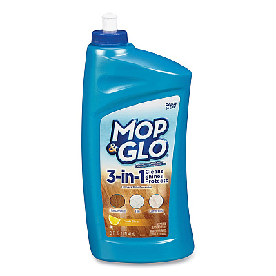 MOP & GLO Ready to Use Multi-Surface Floor Cleaner, Fresh Citrus Scent, 32 oz Bottle, 6/Carton (RAC89333CT)