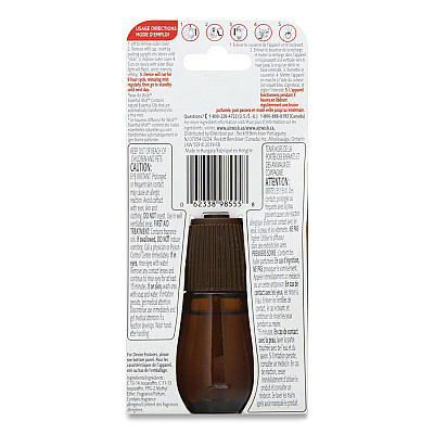 Air Wick Essential Mist Refill, Peony and Jasmine, 0.67 oz Bottle, 6/Carton (RAC98555)
